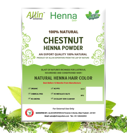 Chestnut Henna Hair Color