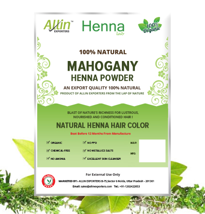 Mahogany Henna Hair Color
